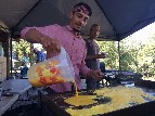 David & Jack cooking eggs for Annual Outreach Board Meeting - Robin Rosenberg